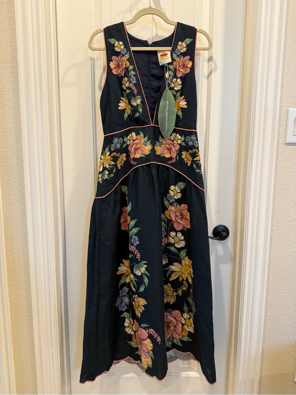 Farm Rio Maira Floral Midi Dress - Picture 3 of 7